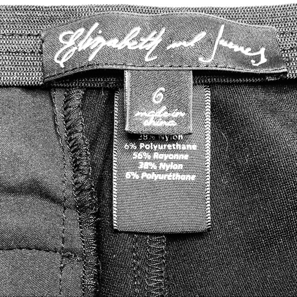 Elizabeth and James Black Stretch Pants - Picture 4 of 8